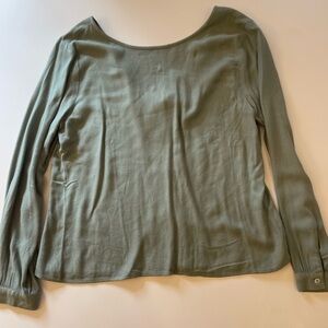 Cloth and stone top with button detail down back